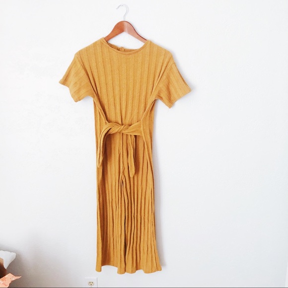 Pants - Yellow Culotte Jumpsuit